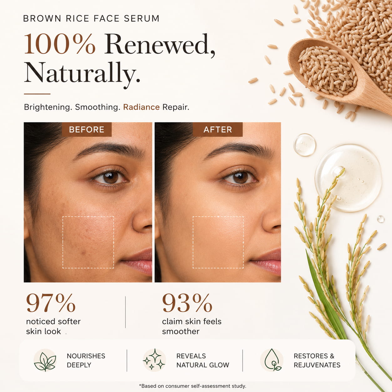 Brown Rice Hydrating Face Serum