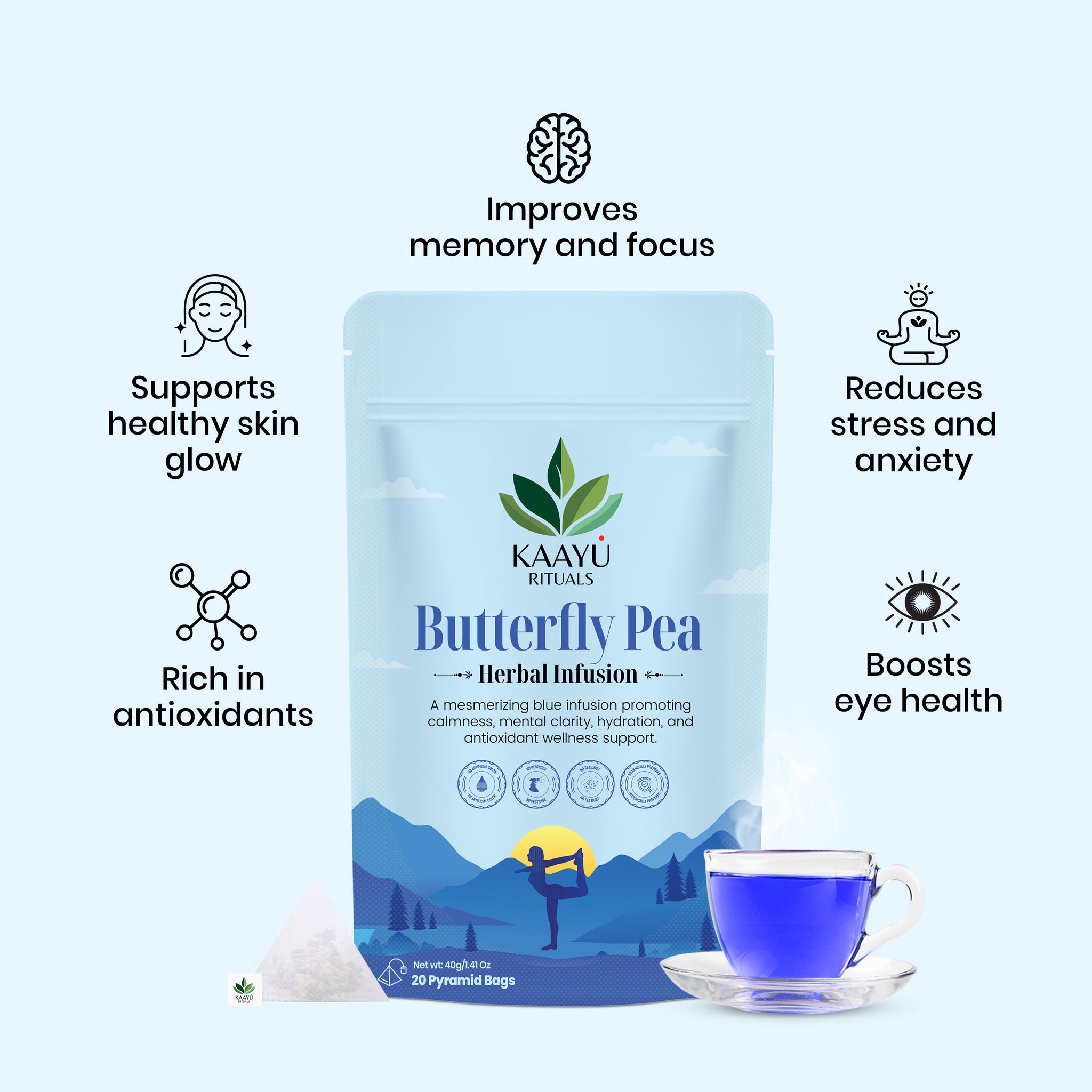 Butterfly Pea Herbal Tea