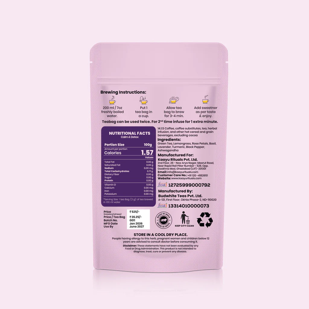 Calm & Detox Herbal Tea