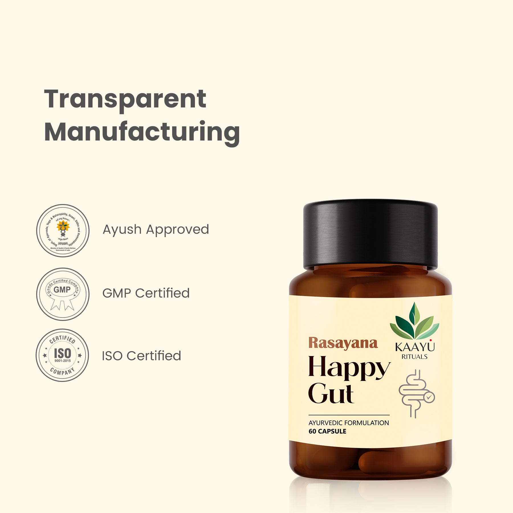 Happy Gut – 60 Capsules