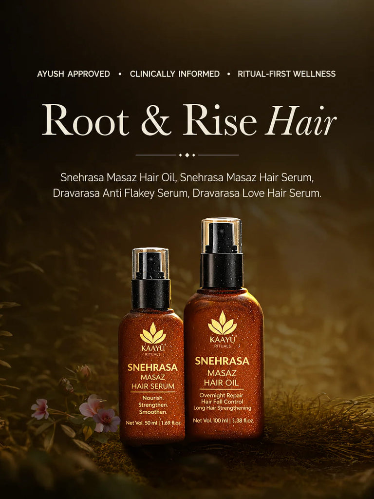 Root & Rise Hair (Dravarasa & Snehrasa) banner