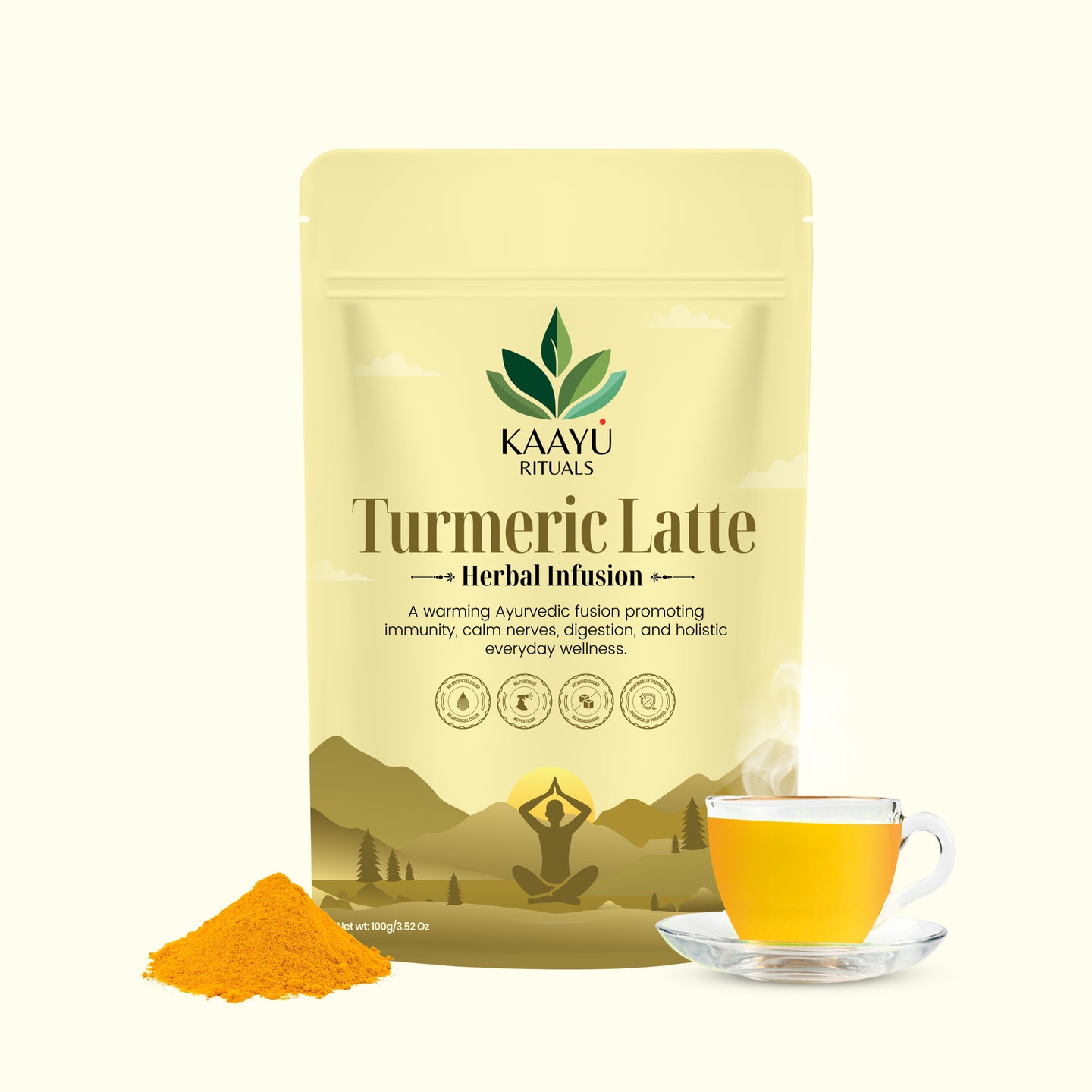 Turmeric Latte - Ayurvedic Golden Milk Wellness Ritual